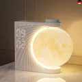 Produktbild: RETEYUNG Mondlampe mit Tageslichtwecker, 2 Wecker, Mondlicht RGB 8 Colors, 10