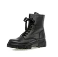 Produktbild: Gabor Damen Combat Boots, Frauen Stiefeletten,Wechselfußbett,Best Fitting,schnürstiefel,Winterstiefel,warm,gefüttert,schwarz,38.5 EU / 5.5 UK