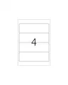 Produktbild: HERMA Special Permanent selbstklebende matte lichtundurchlässige Aktenetiketten aus Papier weiß 192 x 61 mm 100 Etiketten 25 Bogen x 4 (5095)