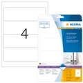 Produktbild: Herma Ordneretiketten A4, 192 x 61 mm, weiß, blickdicht, permanent haftend, für
