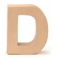 Produktbild: Glorex Papp-buchstabe D 17,5 X 5,5 Cm Pappartikel
