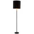 Produktbild: Lindby Stehlampe Nymar, Schwarz IP20, 1 x 60 W schwarz