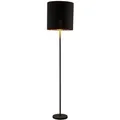 Produktbild: Lindby Stehlampe Nymar 9626244 Modern in Schwarz aus Textil 1-flammig E27 Wohnzimmerleuchte