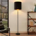 Produktbild: Stehlampe Nymar Lindby, schwarz, für Wohn- / Esszimmer, Textil / Stoff / Seide, Modern, Stehlampe 9626244