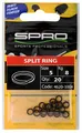 Produktbild: Spro Matt Black Splitring - Sprengringe, Größe/Tragkraft/Packungsinhalt:Gr. 8 / 20kg / 17 Stück