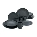 Produktbild: CreaTable 20539 Serie Schiefer Black Geschirrset Kombiservice 16-tlg Steinzeug