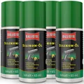 Produktbild: 4x Ballistol Silikon Öl zur Waffenpflege und Wartung Schmieren und Schutz 65ml