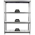 Produktbild: PROREGAL® Schwerlastregal Schwerlastregal Metal Beast Four, HxBxT 200x240x60cm, Grau grau 240 cm x 200 cm x 60 cm