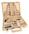 Produktbild: Brüder Mannesmann M29003 Bambus-Werkzeugkoffer, 75-teilig