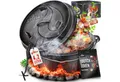 Produktbild: grillas Grilltopf grillas Dutch Oven Set mit Deckelheeber BBQ Gusseisen Feuertopf Gussto, Gusseisen (Dutch Oven Set), Henkel