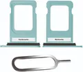 Produktbild: iPHONE 11 SIM KARTEN HALTER TRAY ADAPTER FACH STECKER SLOT CARD NADEL GRÜN
