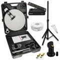 Produktbild: Camping Satelliten Anlage SAT Antenne TV Receiver LNB Kabel im Koffer Stativ