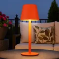 Produktbild: Tischleuchte Außenlampe Flaschenaufsatz LED orange opal USB Akku CCT Touchdimmer