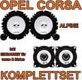 Produktbild: Alpine SXE Komplettset für vorne & hinten für Opel Corsa D - justSOUND