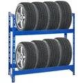 Produktbild: Proregal Reifenregal, Blau, Metall, Rechteckig, 110x100x35 cm, Freizeit, Heimwerken, Werkstatt, Schwerlastregale