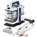 Produktbild: Samako Teppichreiniger Polsterreiniger – Kompaktes Handgerät für Teppiche und Sofas, Leistungsstarker 400W Motor, 2 Extra Große Wassertanks, für Alle Stoffarten Geeignet