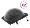 Produktbild: vidaXL Solar Panel, Solarkugel Poolheizung 2 Stk. 75x75x36 cm HDPE Aluminium