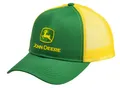 Produktbild: JOHN DEERE Mesh Trucker Kappe - Klassisches Design Logo Grün Gelb Schirmmütze