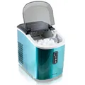 Produktbild: 17107/ Design Edelstahl Eiswürfelmaschine Eiswürfelbereiter IceMaker Blau