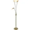 Produktbild: Lindby Stehlampe Felicia 9621272 Modern in Gold Messing aus Metall 3-flammig E27 Wohnzimmerleuchte