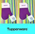 Produktbild: Tupperware  Ofenhandschuh * 2 STÜCK  * Silikon + Stoff * Neu!
