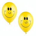 Produktbild: Papstar Smiley Luftballons Sunny in gelb mit Gesicht 10 Stück