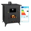 Produktbild: Holz Brenn Herd Groß Ofen Kochen Ofen Holzofen 13.9 kw Heizung Power