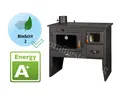 Produktbild: Wasserführender Küchenofen Backofen Rauchrohr Links Prity W12 12,1+4kw BImSchV2