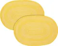 Produktbild: Pichler Tischset Samba 2er-Pack gelb Größe oval: 33x48 cm