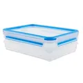 Produktbild: emsa Frischhaltedose CLIP & CLOSE 9,5 cm hoch blau 1,0 l, 1 St.