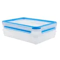 Produktbild: emsa Frischhaltedose CLIP & CLOSE 9,5 cm hoch blau 1,0 l, 1 St.