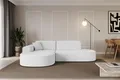 Produktbild: ALTDECOR Ecksofa in L-Form MARI-L1 - 243x171x79,5 cm Weiß - Corner Sofa Bett Eckcouch Couch Wohnlandschaft Cauchsofa