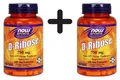 Produktbild: 2 x NOW Foods D-Ribose, 750mg - 120 vcaps (249,79 EUR/kg)