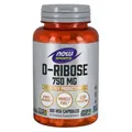 Produktbild: Now Foods D-Ribose 750 mg, 120 Kapseln