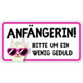 Produktbild: Fahranfänger Magnetschild (20x10cm) - Alpaka