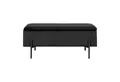 Produktbild: House Nordic Truhenbank in Schwarz, Stoff - 95x46x36,5cm (BxHxT)