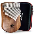 Produktbild: MOOZICA 21 Tasten Kalimba Daumenklavier aus Massivem Koa, Flaches Brett aus Massivem Holz, Professionelle Kalimba-Marimba mit Lernanleitung und Tragetasche (Akazie-Koa, 21 Tasten)