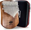 Produktbild: Koa-Holz Kalimba mit 21 Tasten, Lernanleitung und Tragetasche - Profi-Qualität