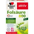 Produktbild: DOPPELHERZ Folsäure 800 Depot Tabletten 60 St.