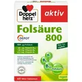 Produktbild: Doppelherz aktiv Folsäure 800 Depot – 60 Mini-Tabletten | mit Vitamin B1, B6 & B12 | vegan, glutenfrei, lactosefrei