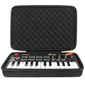 Produktbild: Khanka Tragetasche Hülle für AKAI Professional MPK Mini MK3/ MKII MK2/Mini Play Portables 25 Tasten USB MIDI Keyboard Etui Case.(mit weichem Schaum)