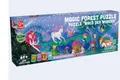 Produktbild: Hape Puzzle 200T Wald der Wunder  Nacht leuchtend