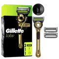 Produktbild: Gillette Labs Gold Systemklingen 3er + Handstück Online Versandvariante Rasierklingen+Handstück