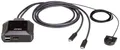Produktbild: ATEN US3312 2-Port USB-C 4K DisplayPort KVM-Umschalter 4096 x 2160 Pixel
