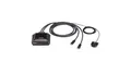 Produktbild: ATEN US3312 2-portowy przełącznik KVM USB-C 4K DisplayPort