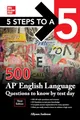 Produktbild: 5 Steps to a 5 500 AP English Language Questions to Know by Test Day
