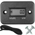 Produktbild: Retoo Betriebsstundenzähler Digitaler Motorsäge Stundenzähler Generator Wasserdichte Hintergrundbeleuchtung Drehzahlmesser Wartungsstundenzähler für Reiten Rasenmäher Rücksetzbarer Job-Timer