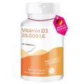 Produktbild: Vitamin 20000 I.E. - 90 Tabletten - nur 1 Tablette alle 20 Tage - hochdosiert...