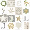 Produktbild: Airlaid Serviette Candy, 40 x 40 cm, 50 Stück - Xmas Patchwork