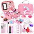 Produktbild: BETTER TOYS® Kinderschminke Set Schminkkoffer - Geschenke für Mädchen ab 3 Jahren - Waschbar Schminke Kinder Make Up Spielzeug Geburtstags Weihn...